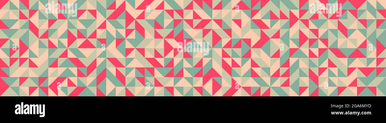 Abstract Geometrical generative computational art illustration Stock Vector