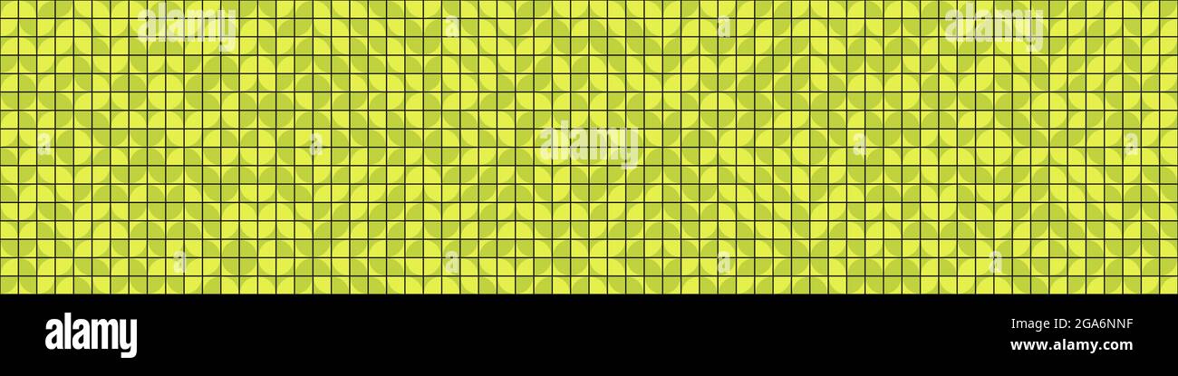 Abstract Geometrical generative computational art illustration Stock Vector