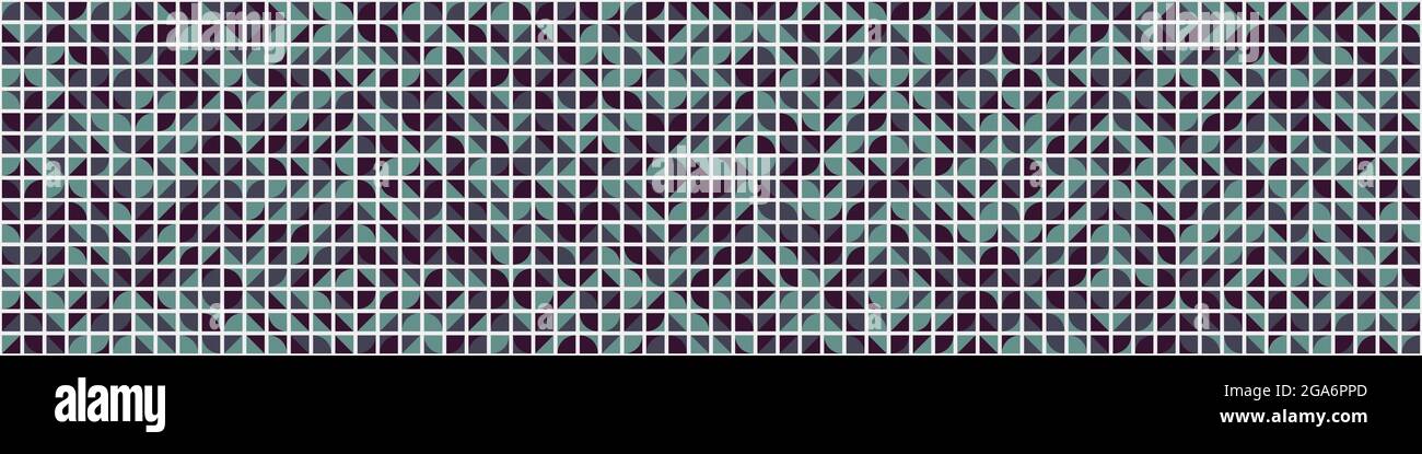 Abstract Geometrical generative computational art illustration Stock Vector