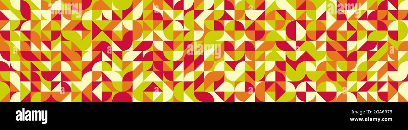 Abstract Geometrical generative computational art illustration Stock Vector