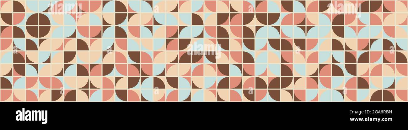 Abstract Geometrical generative computational art illustration Stock Vector