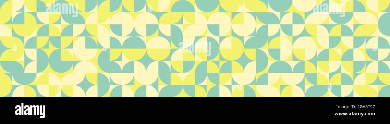 Abstract Geometrical generative computational art illustration Stock Vector