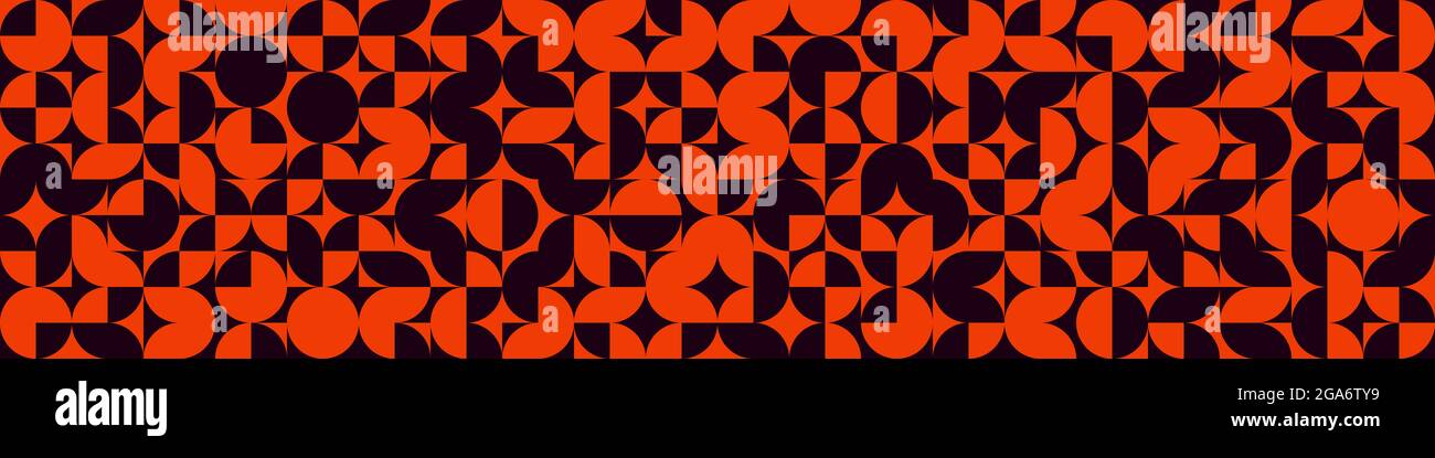 Abstract Geometrical generative computational art illustration Stock Vector