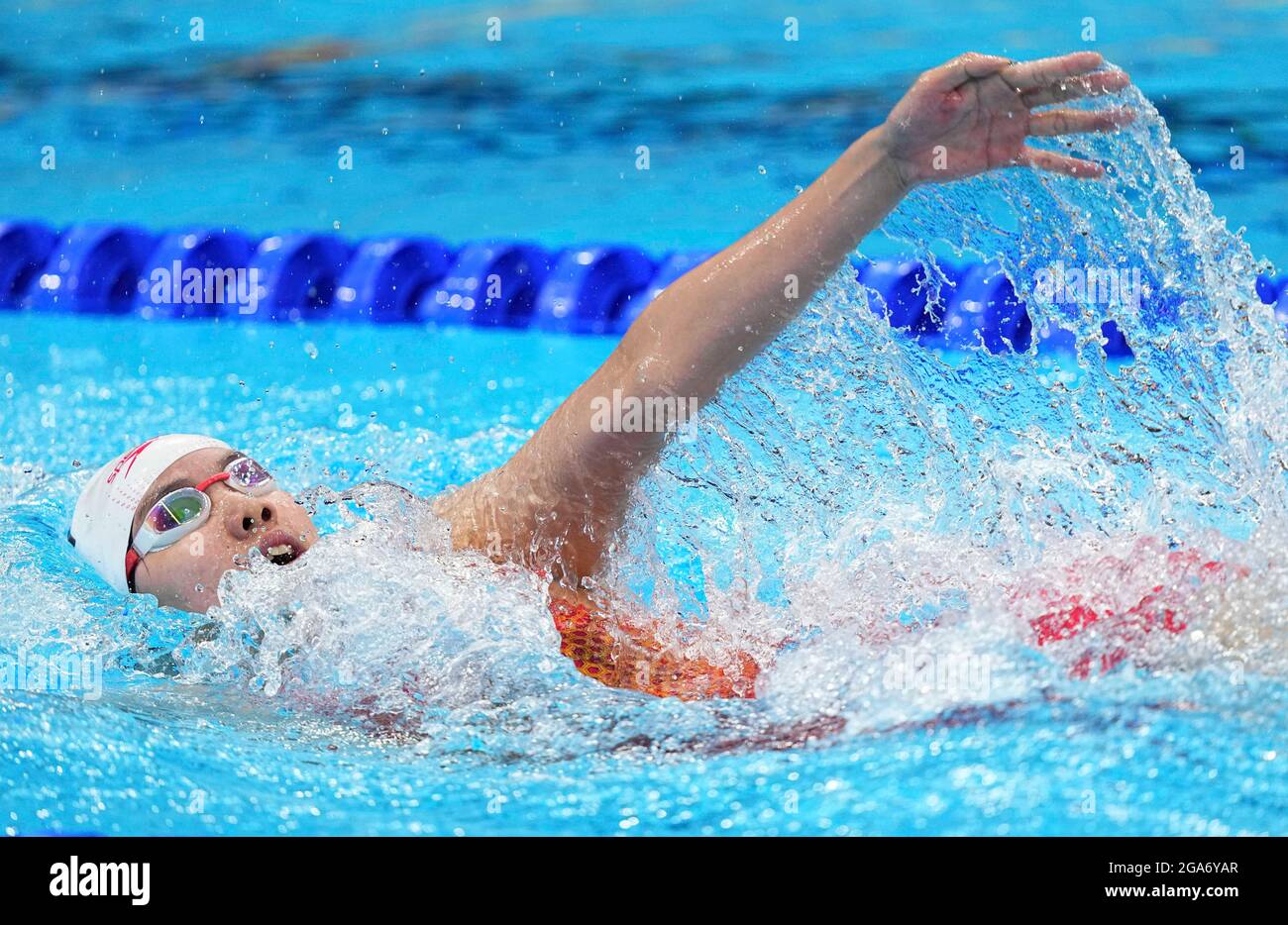 Tokyo, Japan. 29th July, 2021. Peng Xuwei of China competes during the