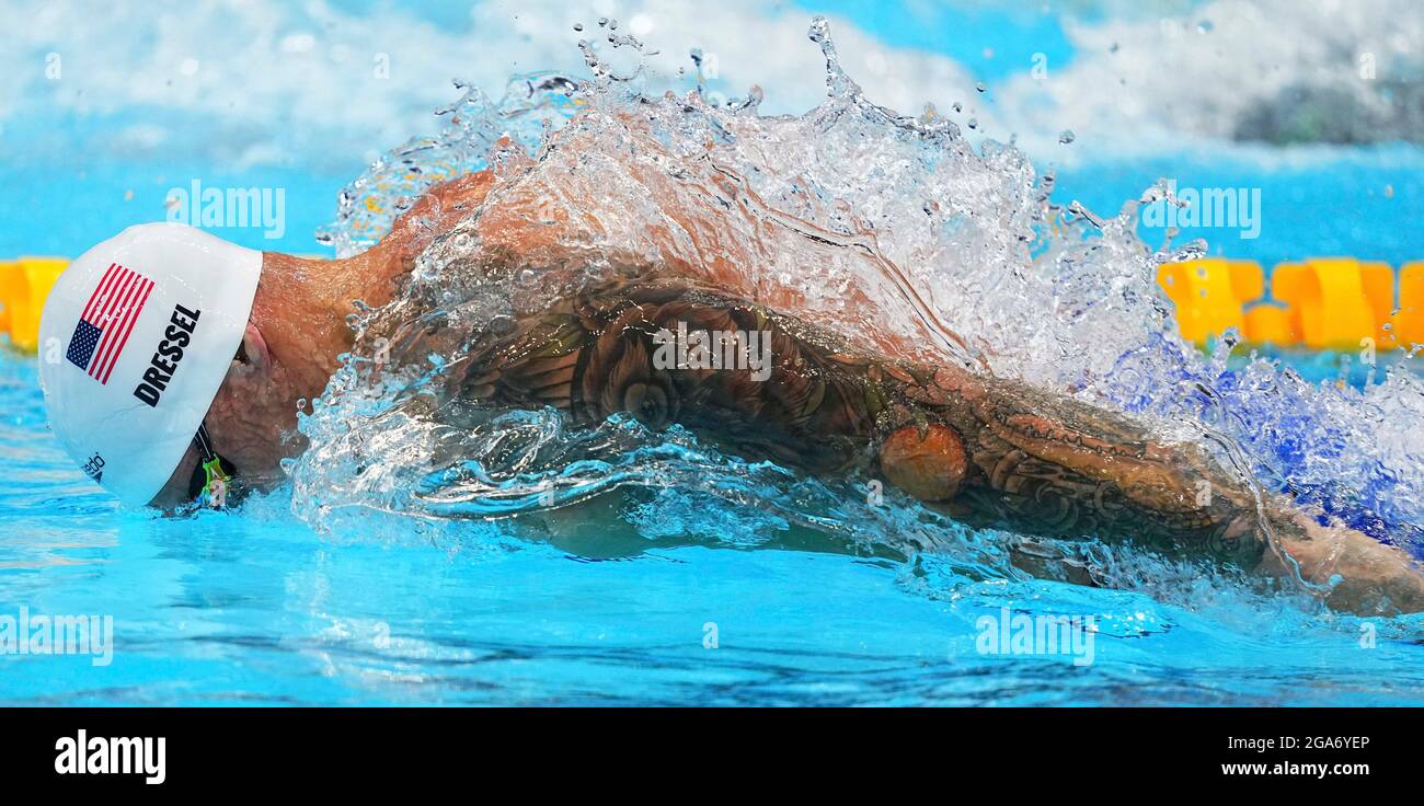 Tokyo, Japan. 29th July, 2021. Caeleb Dressel of the United States ...