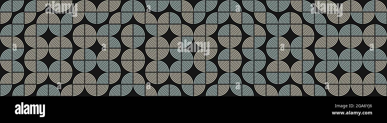 Abstract Geometrical generative computational art illustration Stock Vector