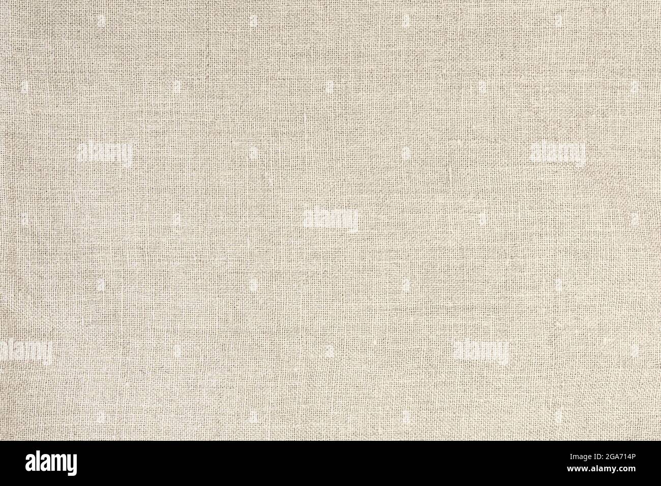 rough linen textile texture, abstract canvas background Stock Photo