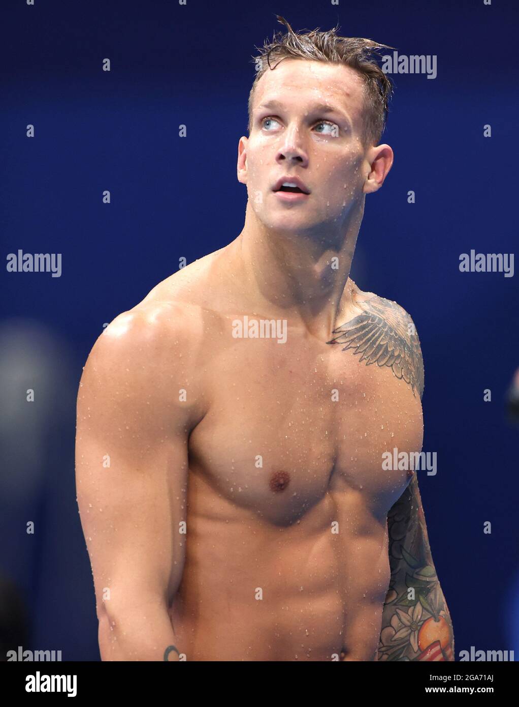 Tokyo, Japan. 29th July, 2021. Caeleb Dressel of the United States ...