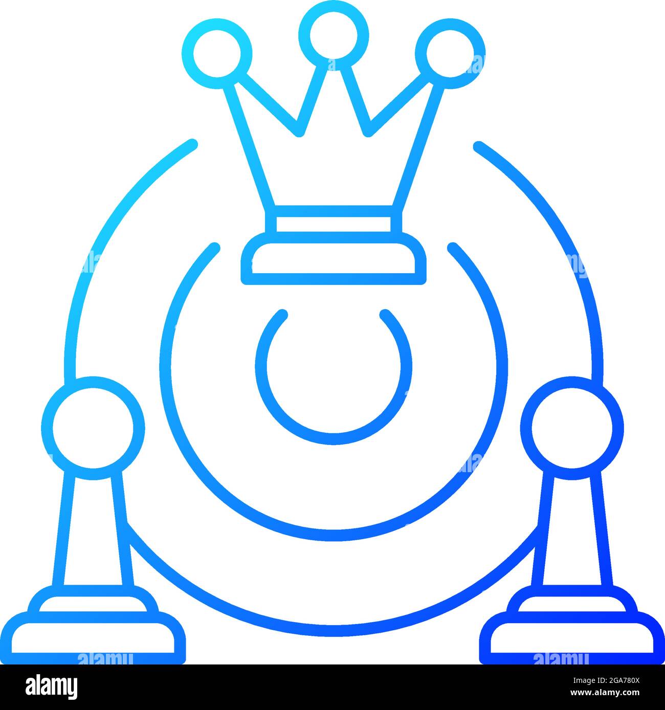 Common strategy gradient linear vector icon Stock Vector Image & Art ...