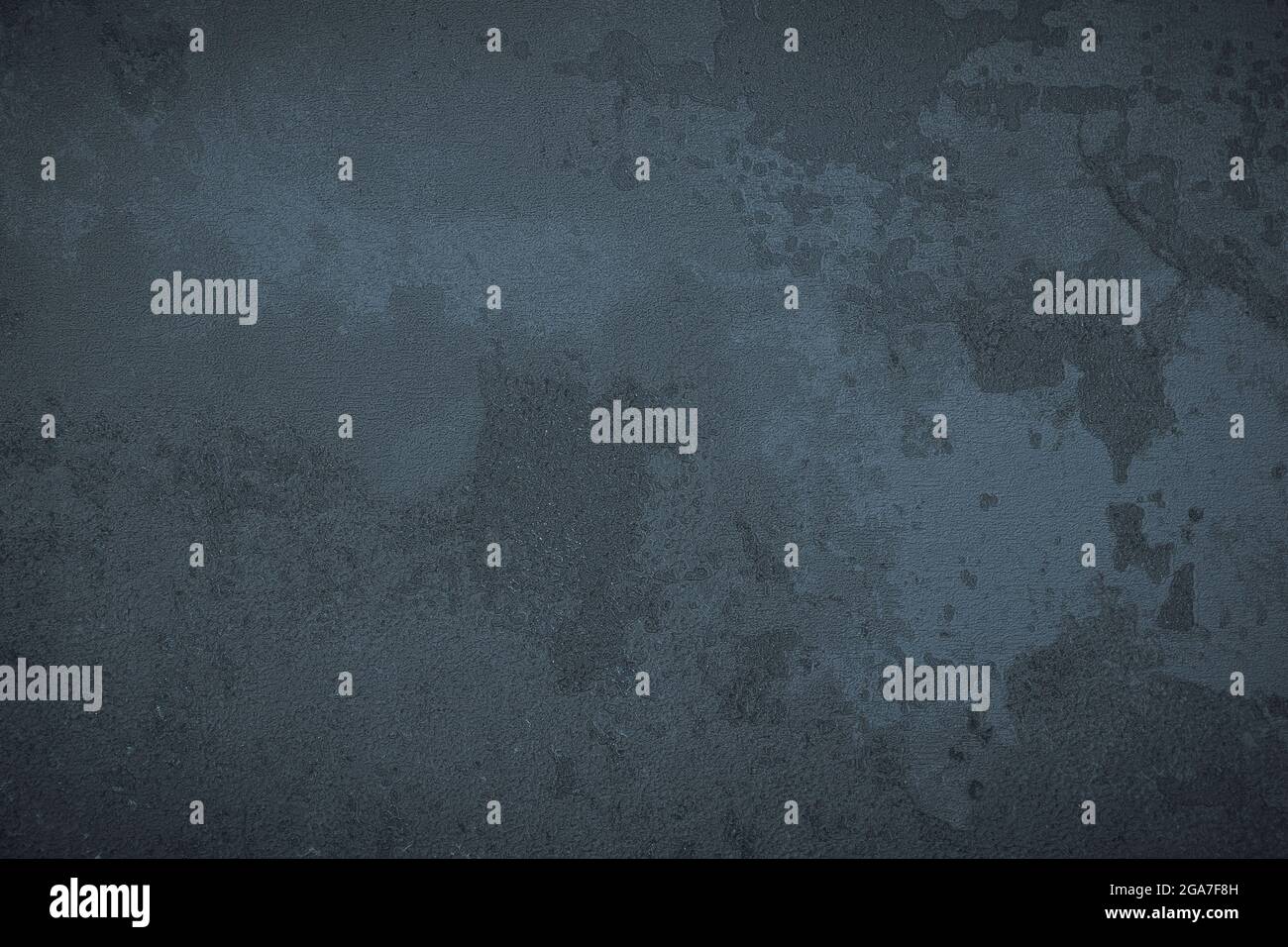 Dark Blue Marble Surface Background with Vignette Stock Photo