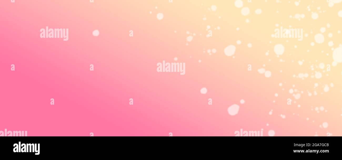 Yellow and pink abstract smooth gradient background,poster or fade banner design. Stock Photo