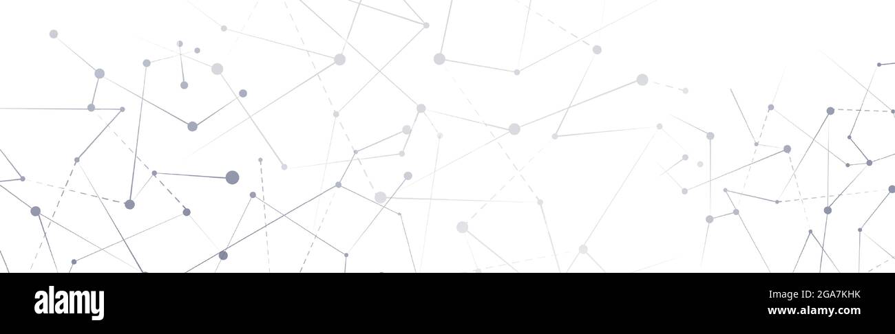 Abstract white background with lines and circles - Vector illustration ...