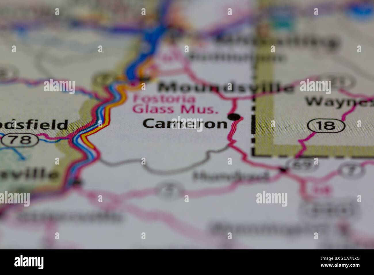 Map of cameron virginia hires stock photography and images Alamy