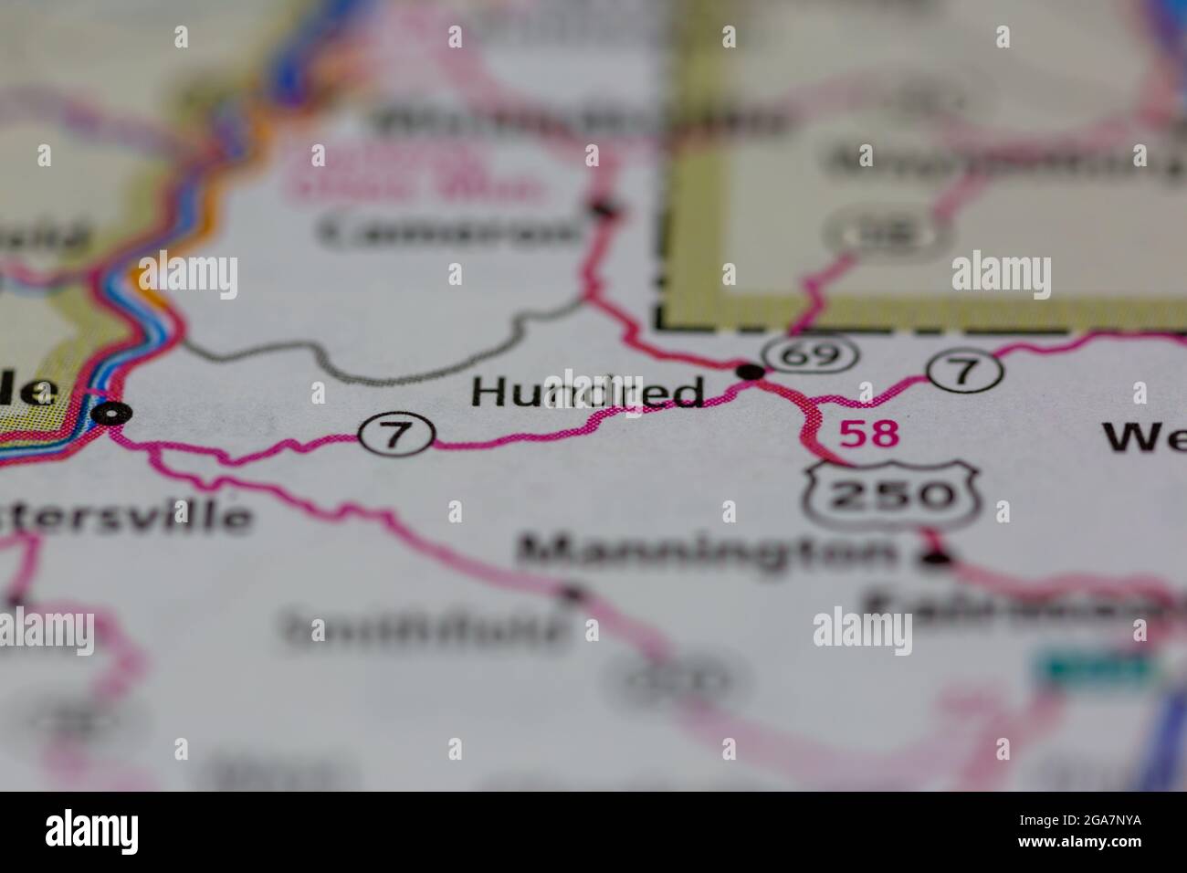 Map of hundred virginia hires stock photography and images Alamy