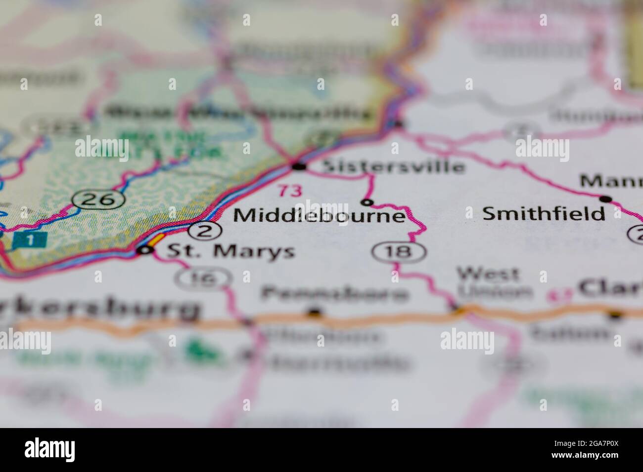 Map of middlebourne virginia hires stock photography and images Alamy