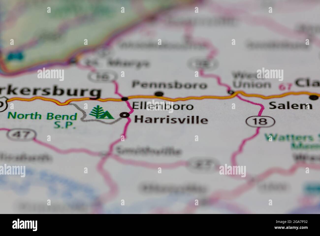 Map of ellenboro hires stock photography and images Alamy
