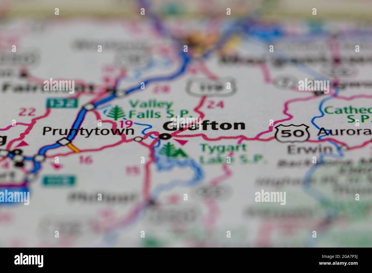 Grafton virginia map hires stock photography and images Alamy