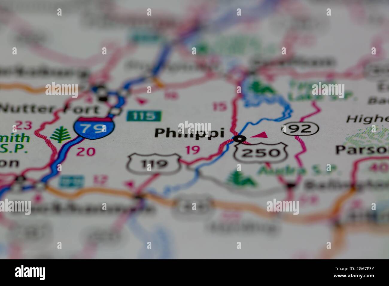 Map of philippi virginia hires stock photography and images Alamy