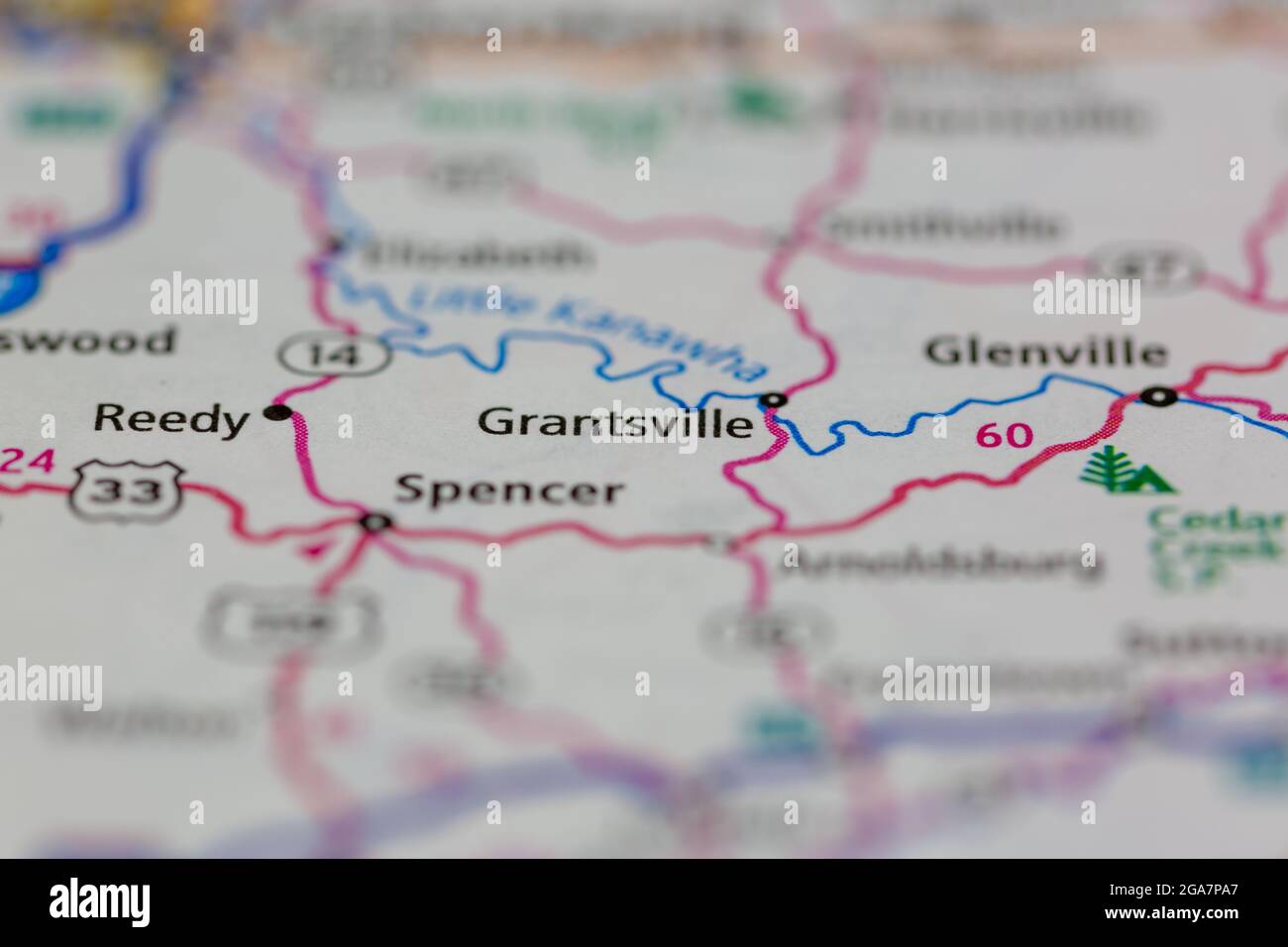 Map of grantsville virginia hires stock photography and images Alamy
