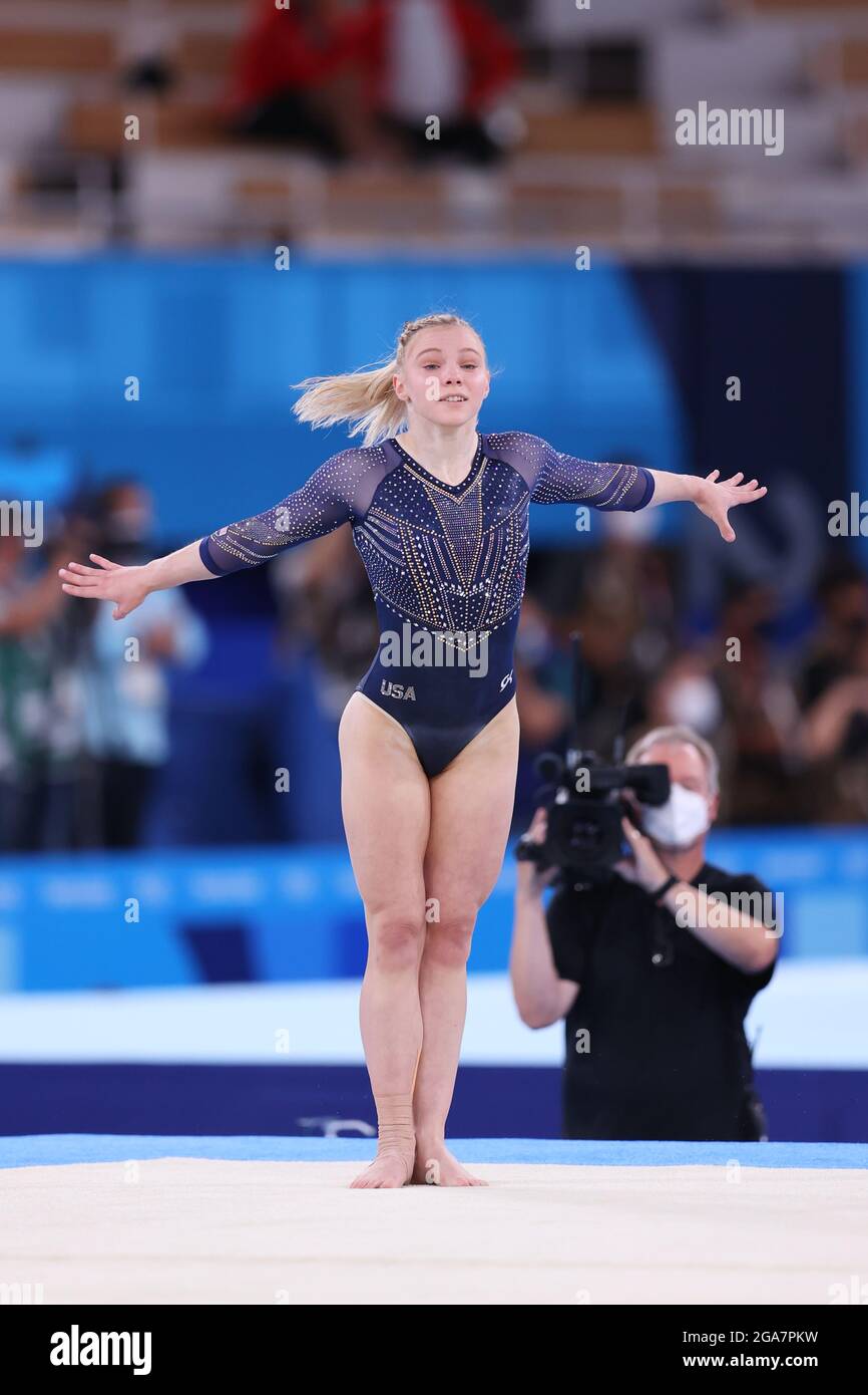 Tokyo, Japan. 29th July, 2021. Jade Carey (USA) Gymnastics Artistic