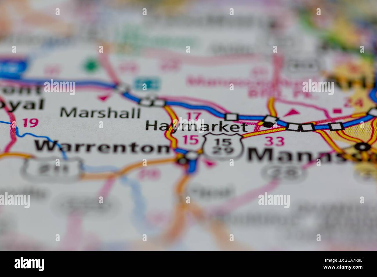 Map of haymarket virginia hires stock photography and images Alamy