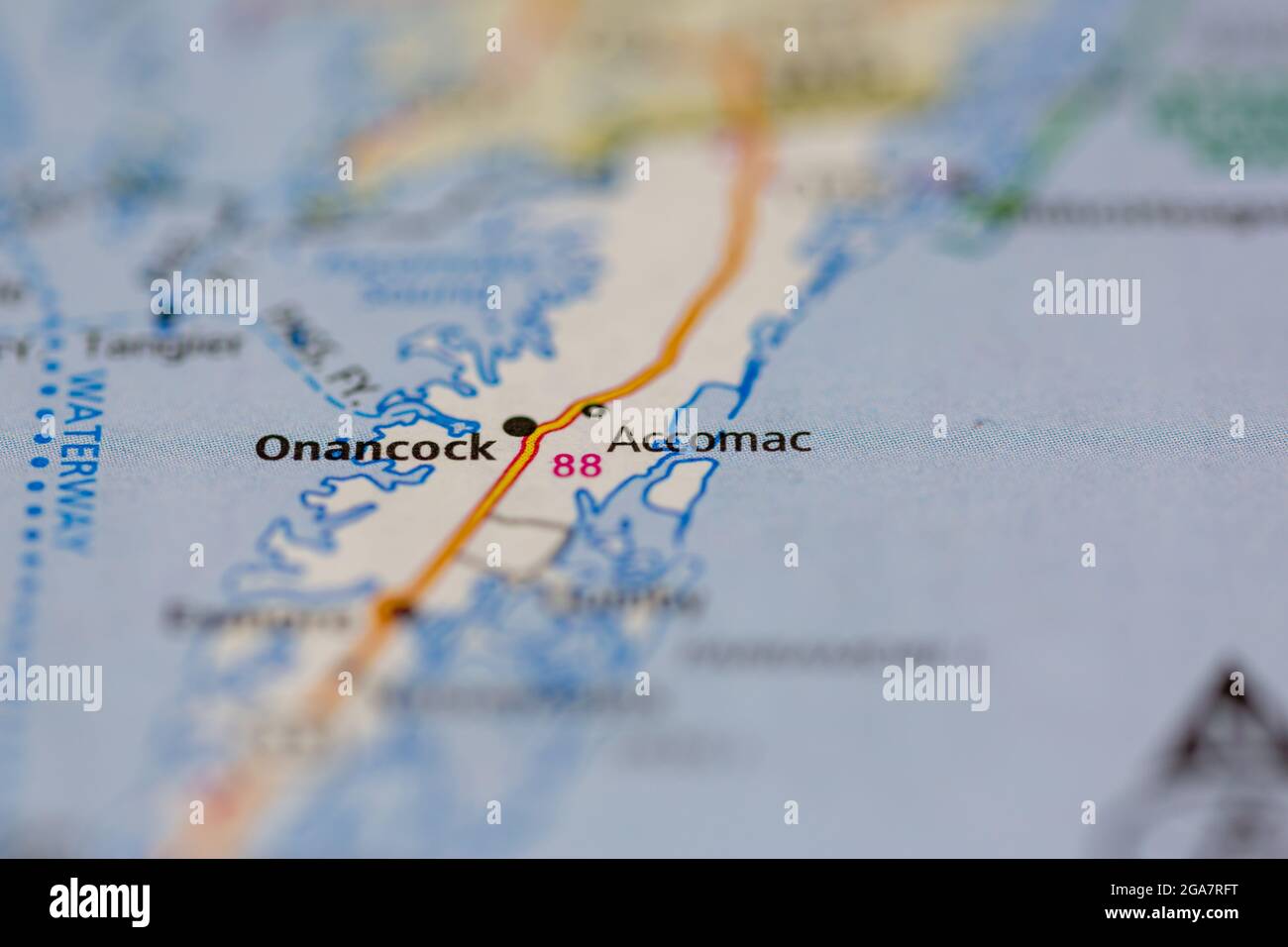 virginia map hires stock photography and images Alamy