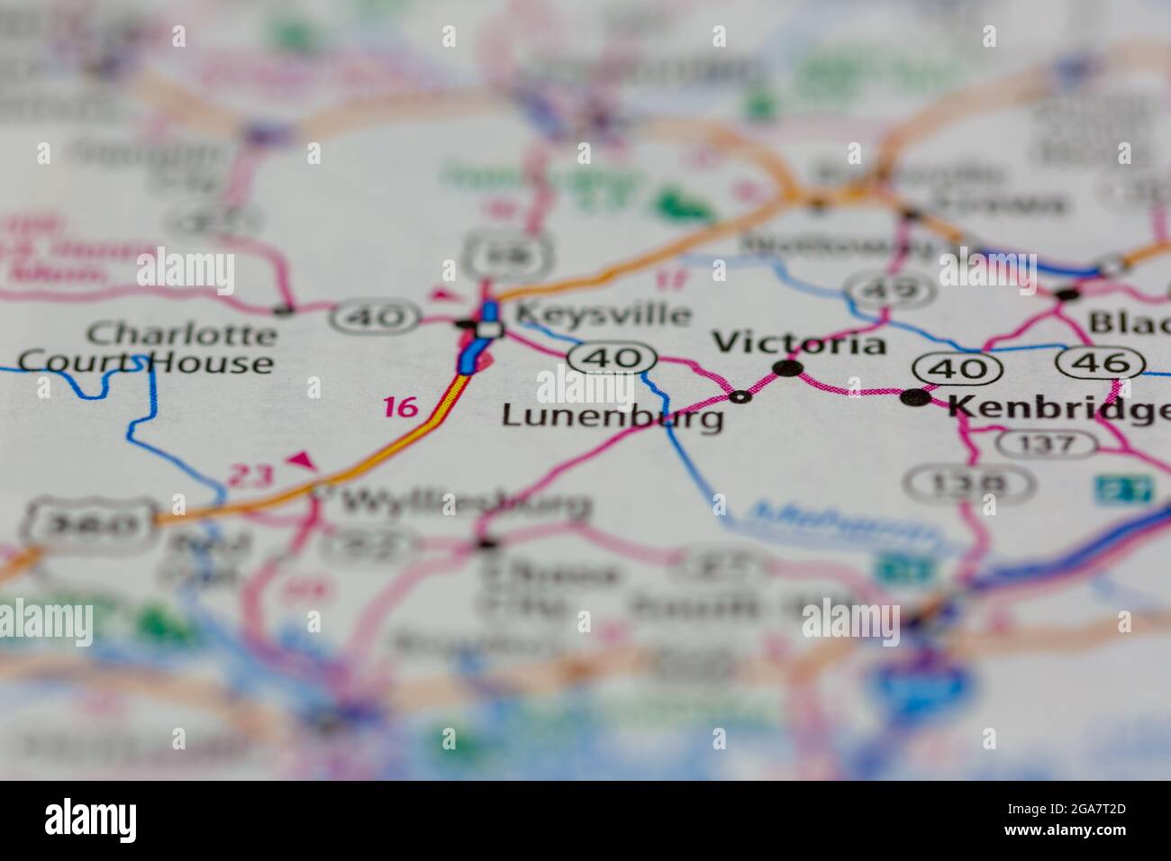 Lunenburg map hires stock photography and images Alamy