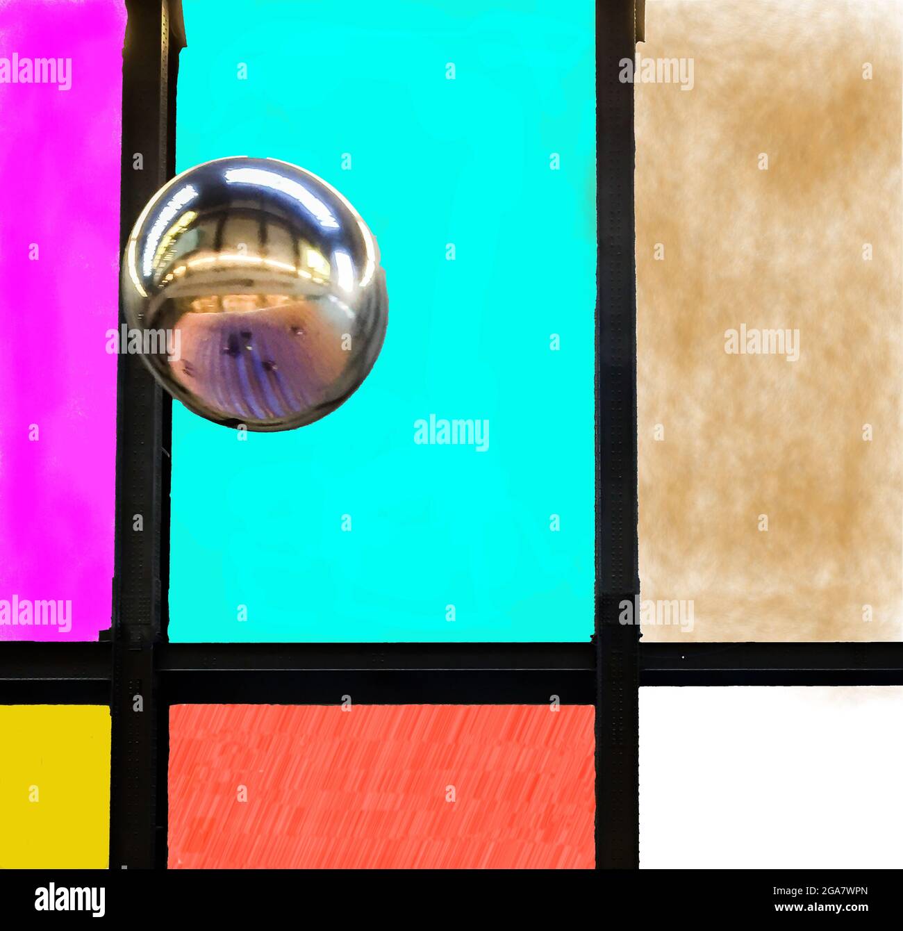 Abstract Reciting geometric pattern background, colour art design. Colourful patterns background Stock Photo