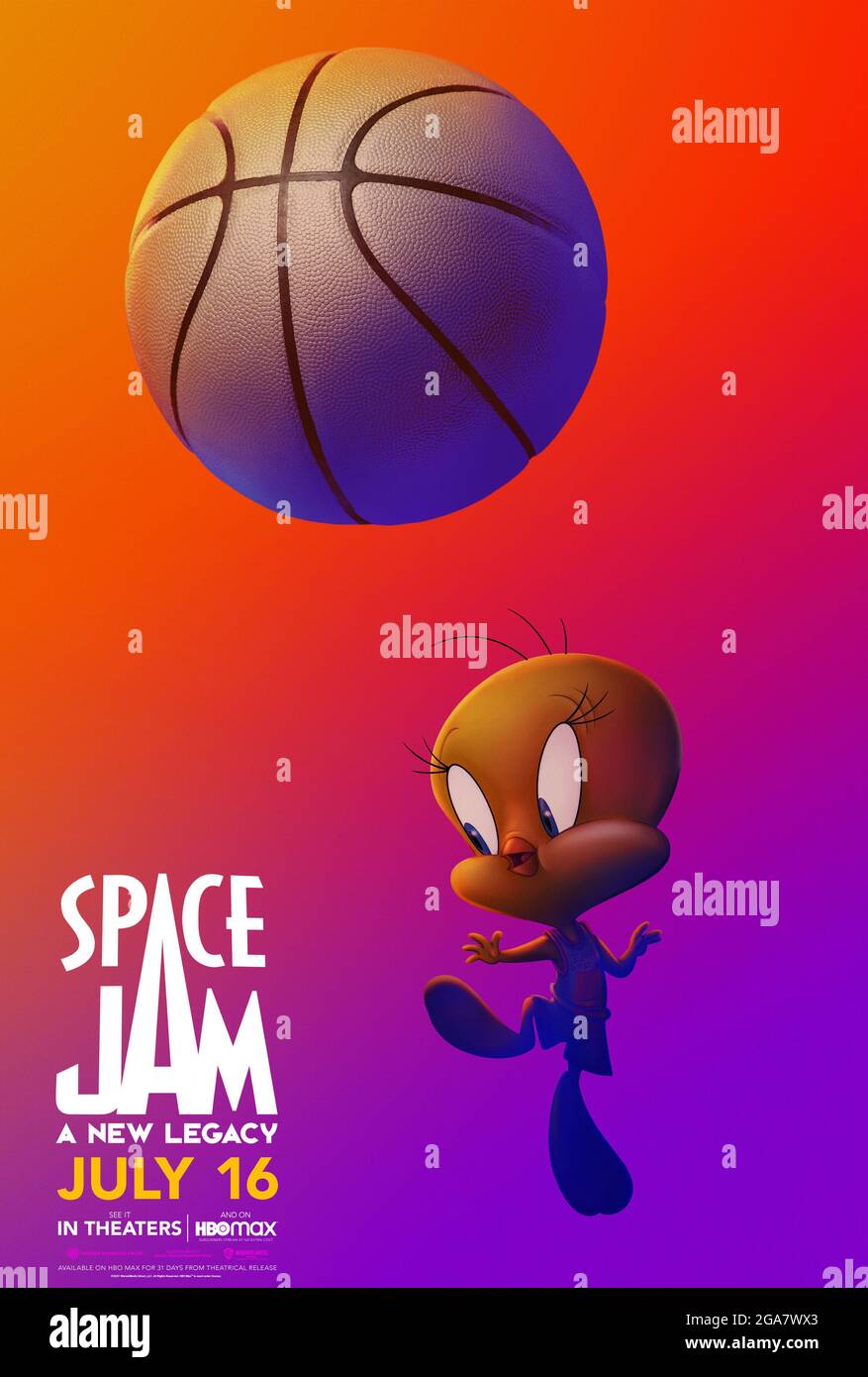 Tweety Bird, "Space Jam: A New Legacy" (2021) Credit: / Warner Bros.  Pictures / The Hollywood Archive Stock Photo - Alamy