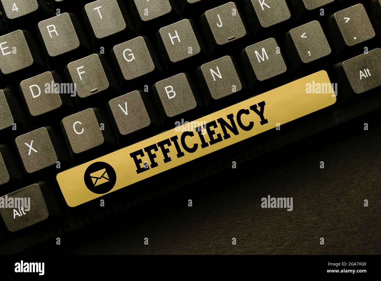 Writing displaying text Efficiency. Word Written on ability to prevent ...