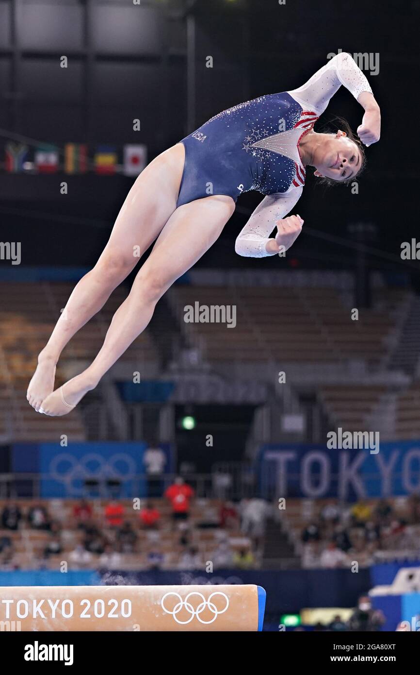 Tokyo, Japan. 29th July, 2021. Sunisa Lee of the United States