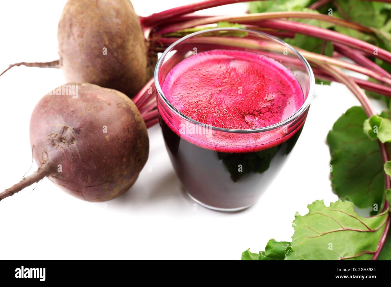 Fresh beet juice, closeup Stock Photo Alamy