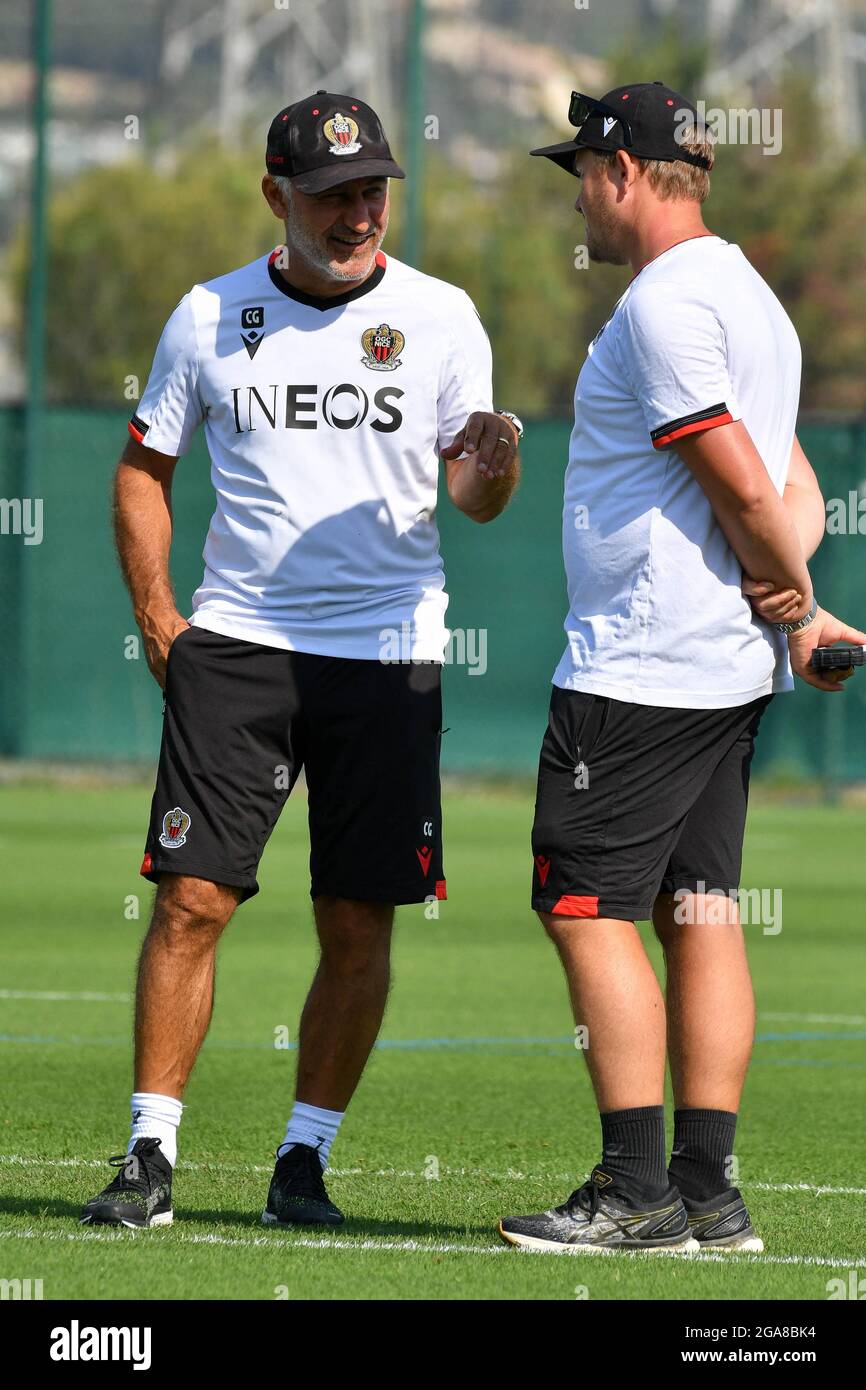 Christophe Galtier - Training of the OGC Nice football team at the OGC Nice  Training and Training Center. Nice, France on July 27, 2021. Photo by  Lionel Urman/ABACAPRESS.COM Stock Photo - Alamy