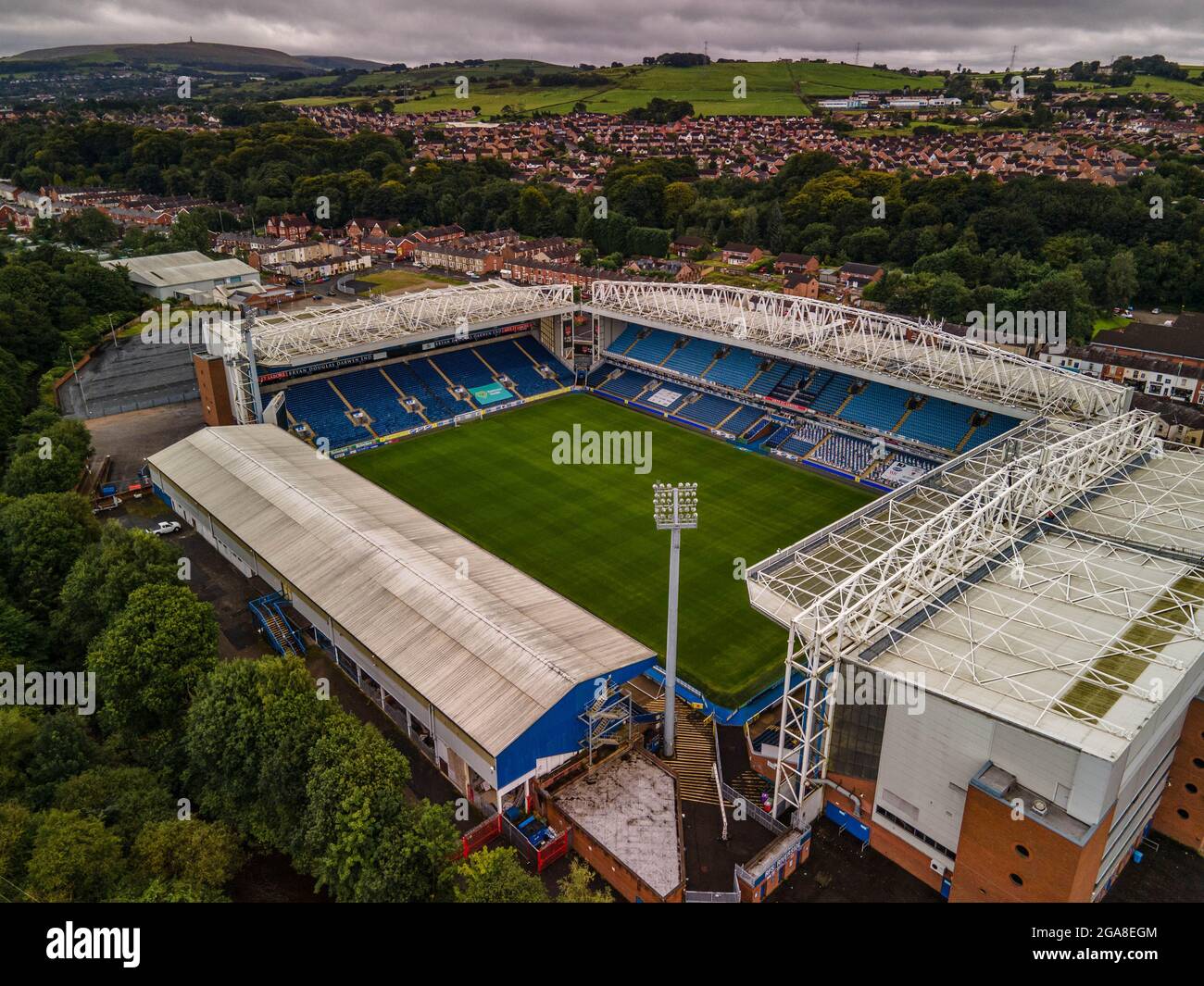 Ewood Park Blackburn Rovers Football Club Drone Aerial Photo Photos Pics Photography Image Stock Photo
