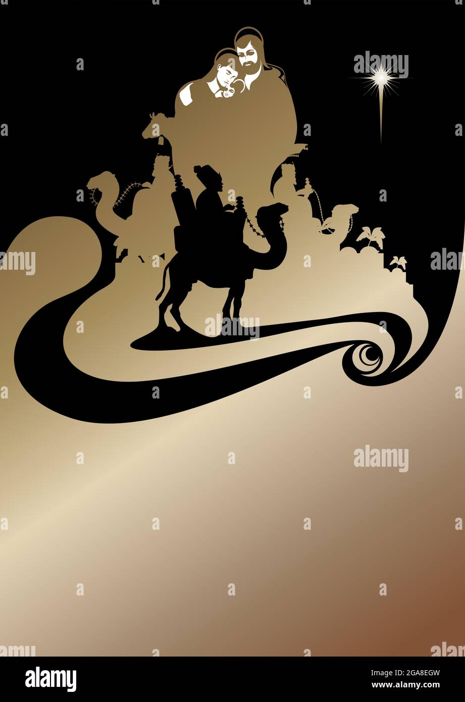 Nativity scene Stock Vector