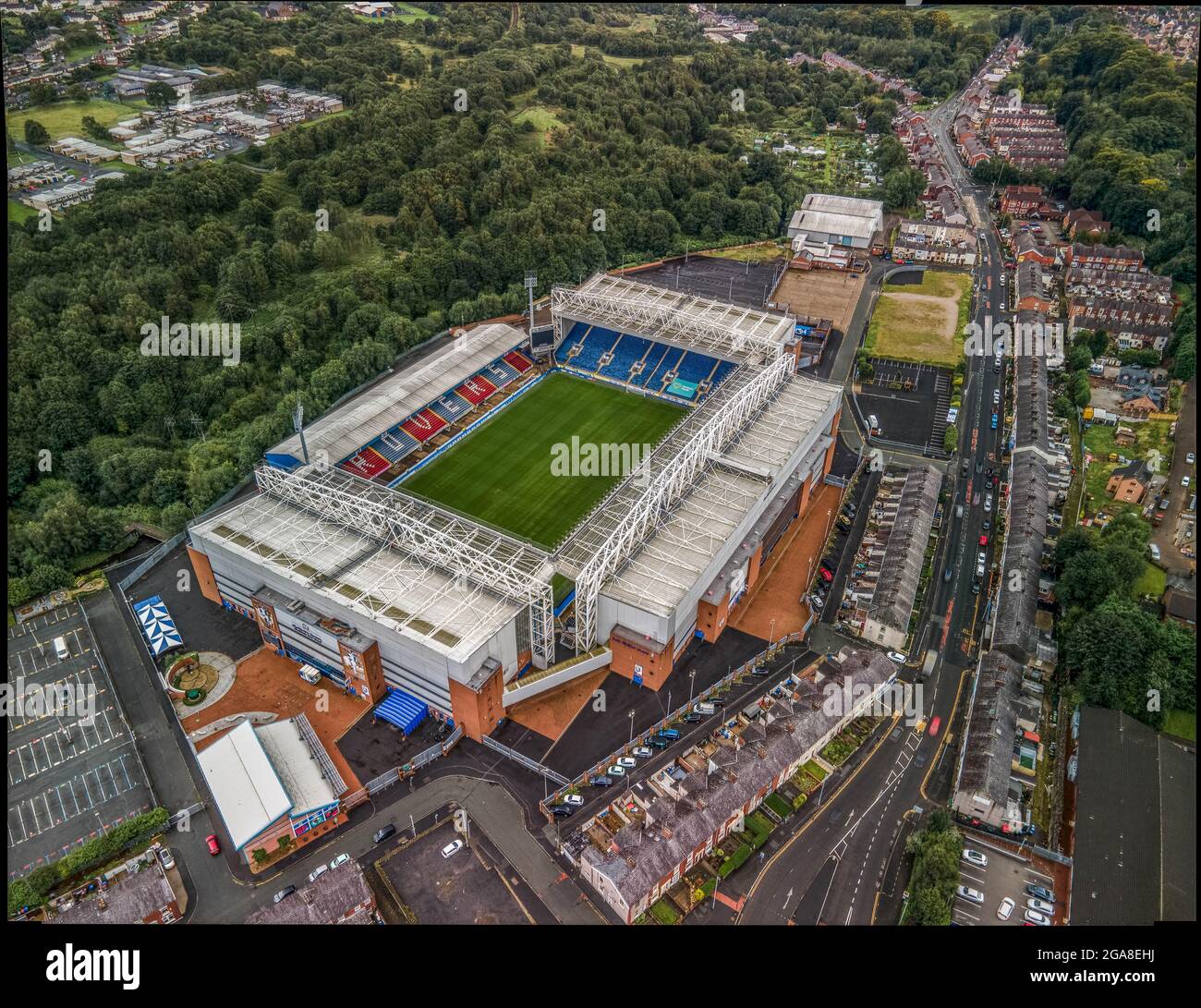 Ewood Park Blackburn Rovers Football Club Drone Aerial Photo Photos Pics Photography Image Stock Photo