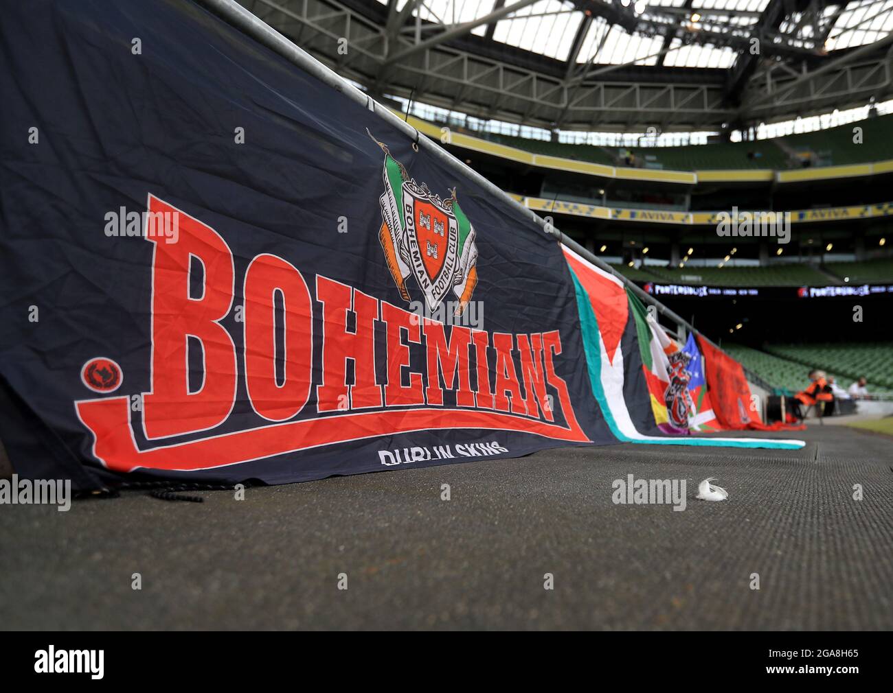 General View Of The Stadium Before The Uefa Europa Conference League Second Qualifying Round Second Leg Match At The Aviva Stadium In Dublin Ireland Picture Date Thursday July 29 2021 Stock Photo Alamy