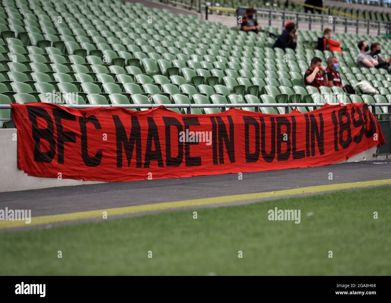 General View Of The Stadium Before The Uefa Europa Conference League Second Qualifying Round Second Leg Match At The Aviva Stadium In Dublin Ireland Picture Date Thursday July 29 2021 Stock Photo Alamy