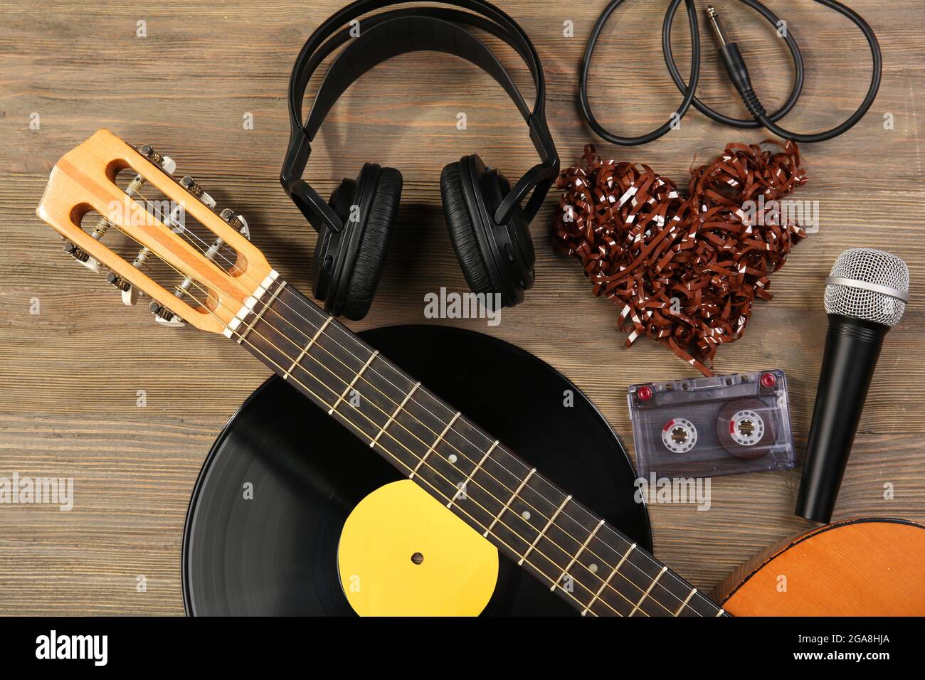 Music recording scene with classical 