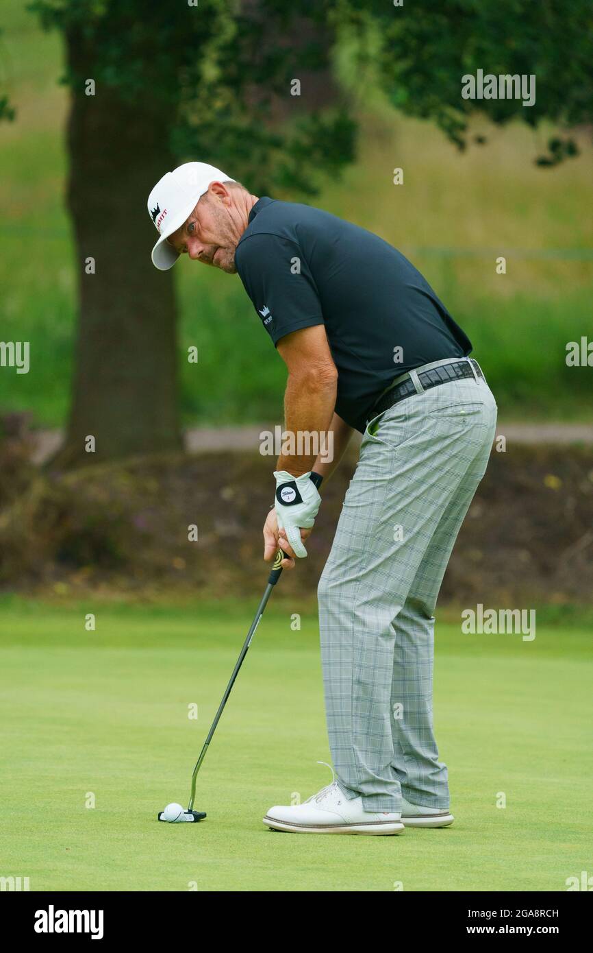 Professional golfer Alex Cejka of Germany Stock Photo