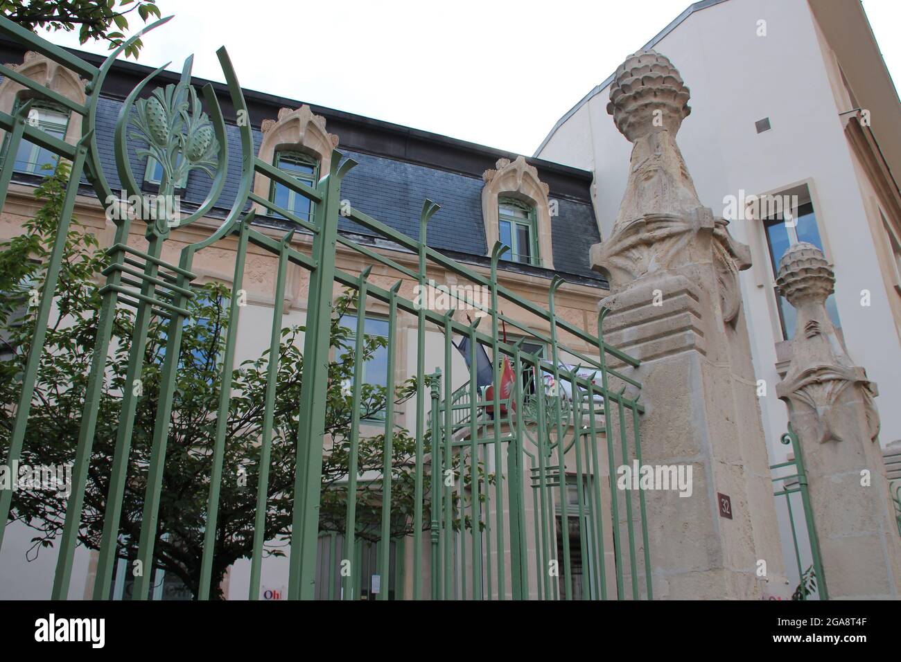 art nouveau villa in nancy in lorraine (france Stock Photo Alamy