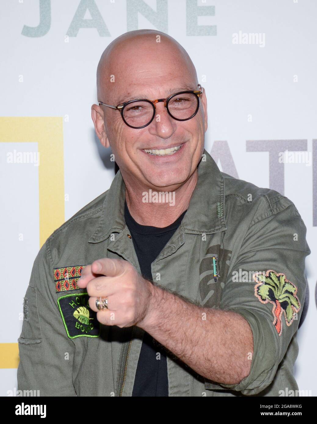 October 9, 2017, Hollywood, California, USA: Howie Mandel attends the Los Angeles Premiere of National Geographic Documentary Films' ''Jane' (Credit Image: © Billy Bennight/ZUMA Press Wire) Stock Photo