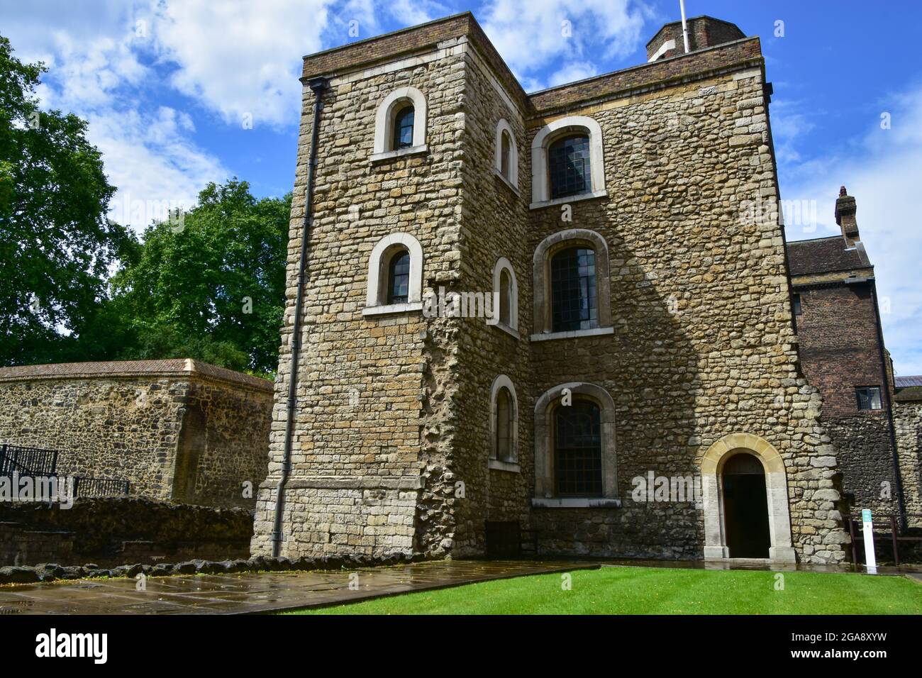 Jewel Tower is a surviving part of the Palace of Westminster, London