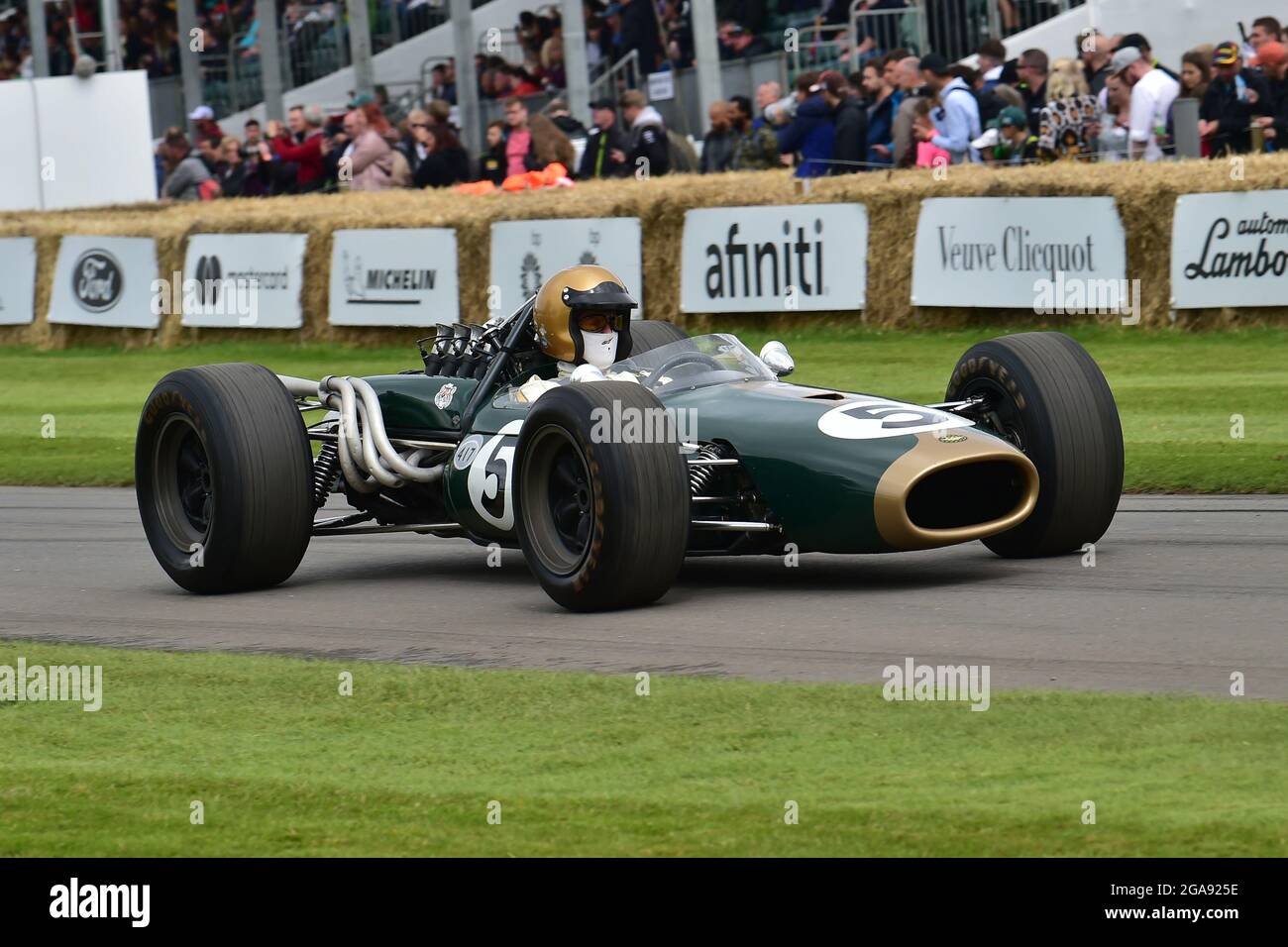Geoff Underwood, Brabham-Repco BT20, Grand Prix Greats, The Maestros - Motorsport's Great All-Rounders, Goodwood Festival of Speed, Goodwood House, Ch Stock Photo