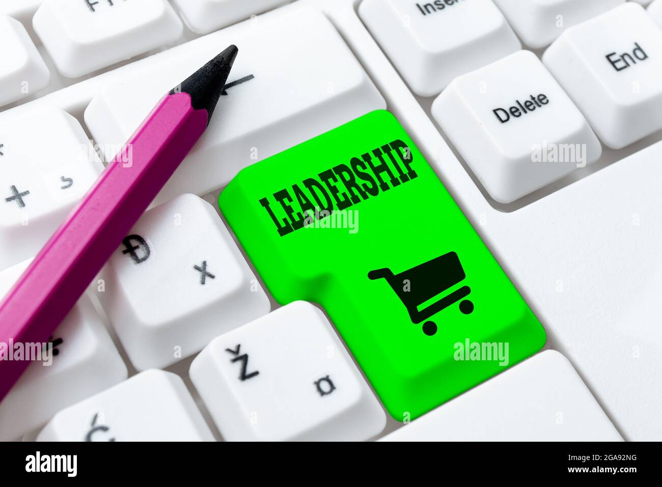 Sign displaying Leadership. Internet Concept art of motivating to act toward achieving a common goal Creating New Word Processing Program, Fixing Stock Photo