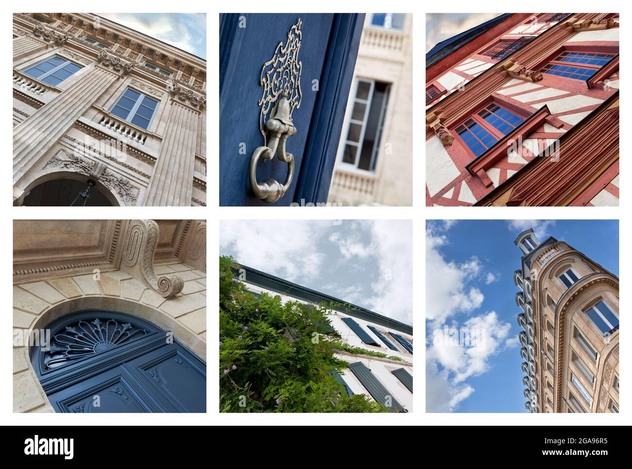 Different styles of architecture Cut Out Stock Images & Pictures - Alamy