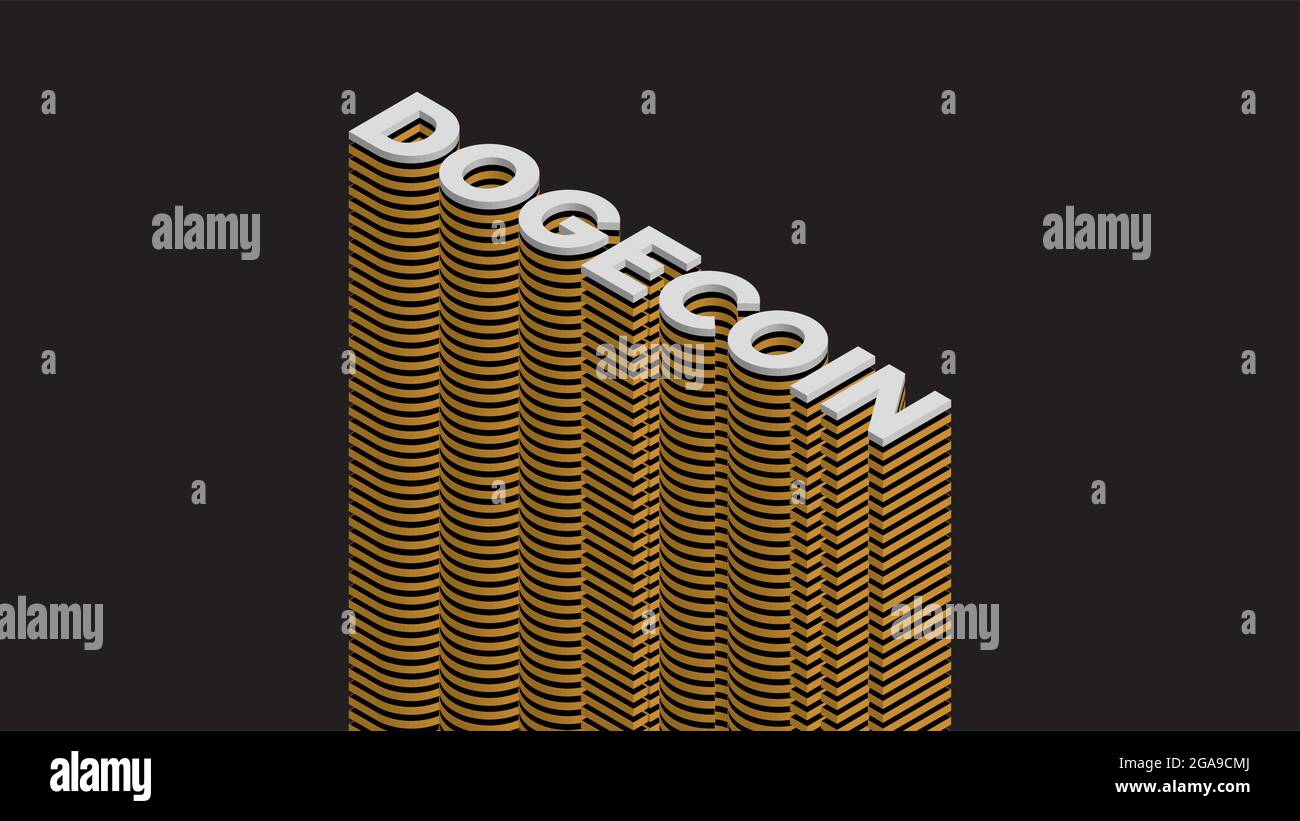 Dogecoin Crypto Currency, Digital Currency Exchange, Virtual  Cryptocurrencies, Digital Currency Investment Vehicle, Next Generation Coins  Stock Vector Image & Art - Alamy