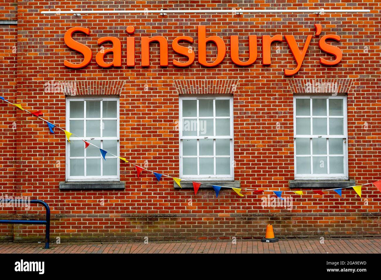 Chesham, Buckinghamshire, UK. 28th July, 2021. The Sainsbury's