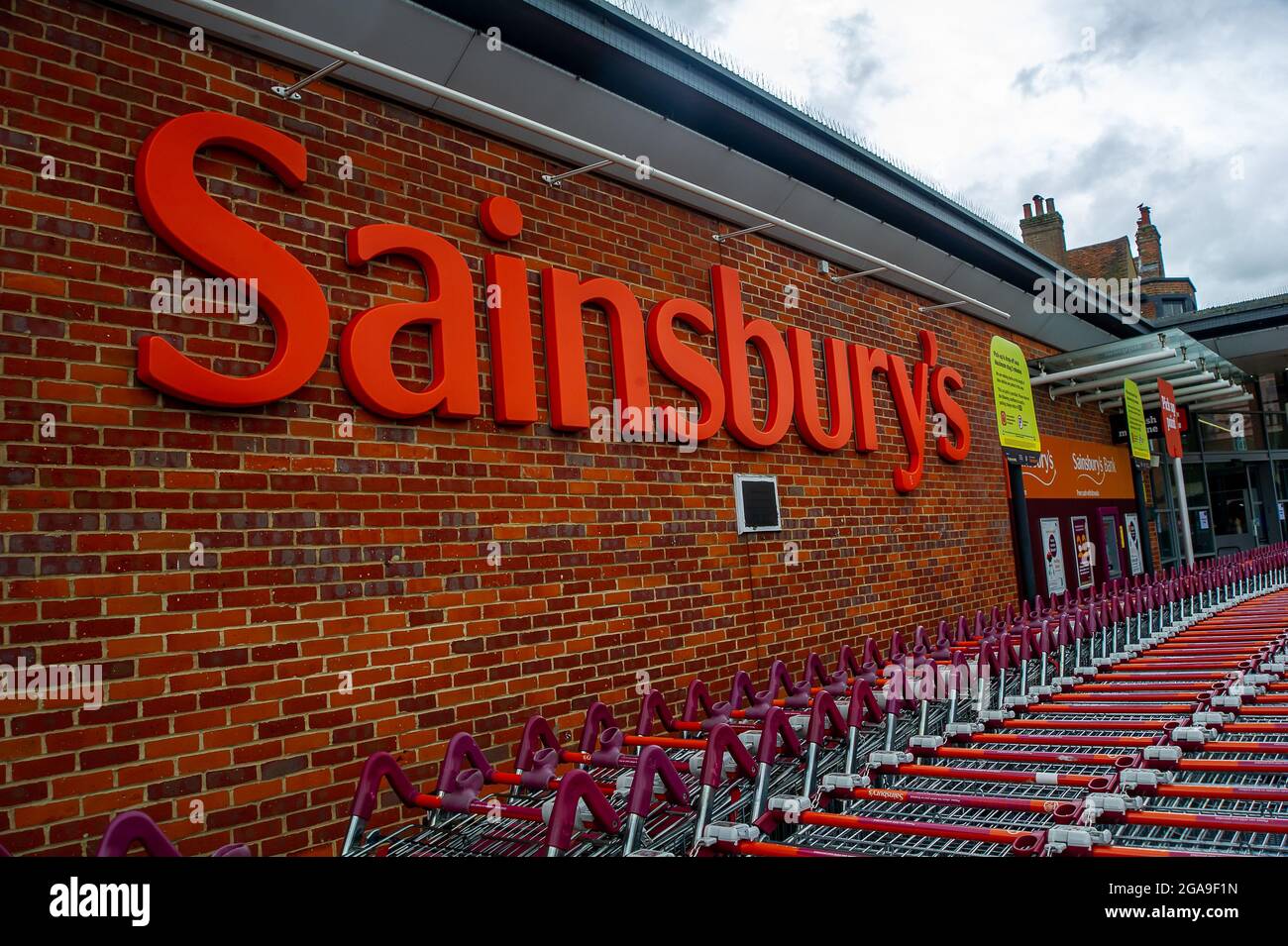 Chesham, Buckinghamshire, UK. 28th July, 2021. The Sainsbury's