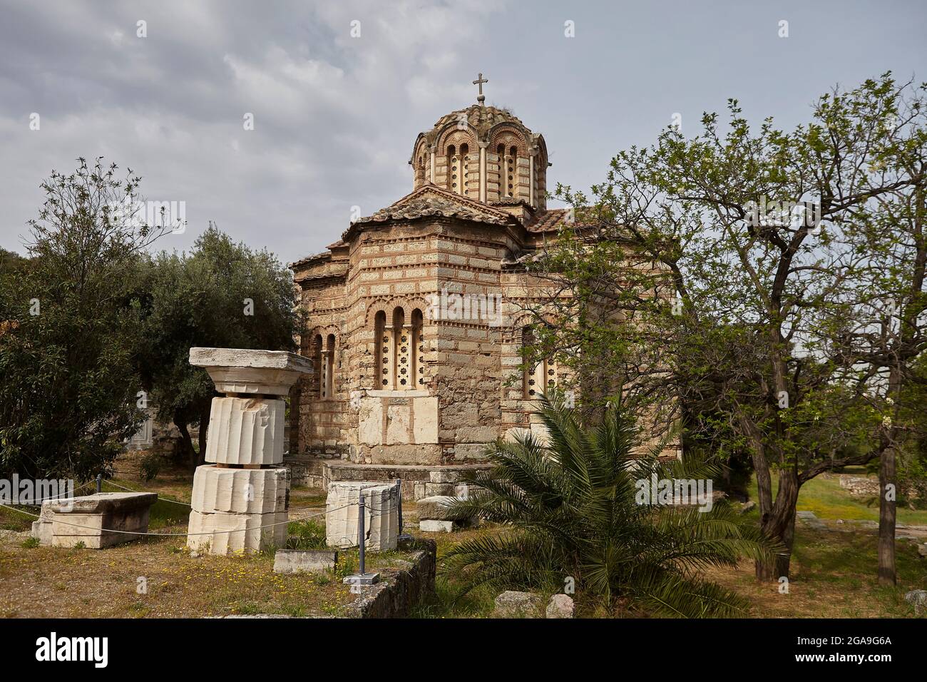 Church of the Holy Apostles, monastiraki, Athens Stock Photo